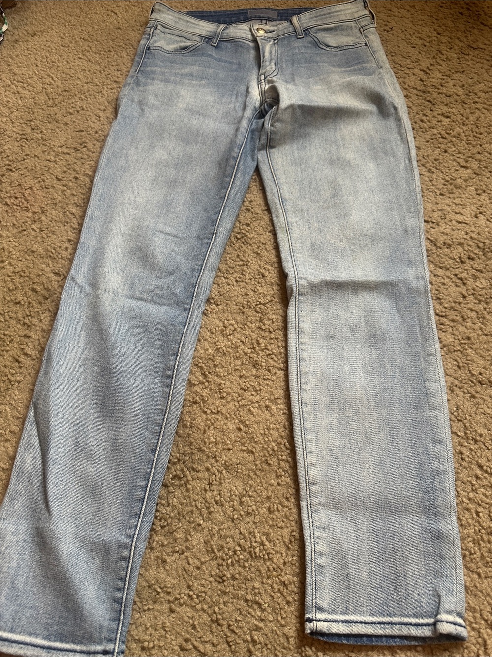 Koral Light Blue Slim Straight Cigarette Leg Style Jeans Size 27